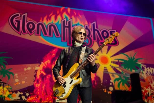 Musikfestival Bangers Open Air in Sao Paulo, Glenn Hughes SÃO PAULO, SP - 02.05.2025: BANGERS OPEN AIR 2025 - Singer Glenn Hughes performs this Friday (02) during the first day of the Bangers Open Air festival held in São Paulo at Memorial da América Latina, west of the capital, between May 2nd and 4th, 2025. x2730995x  EmersonxSantos