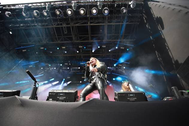 RECORD DATE NOT STATED Heat band performs at bangers open air Sao Paulo (SP), 05 03 2025 - Bangers Open Air Festival SP - Heat band performance during Bangers Open Air, this Saturday (03), at the Latin America Memorial, in the city of Sao Paulo. One of the biggest rock and metal festivals in Brazil takes place between May 3rd and 4th. (Foto: Fabricio Bomjardim Thenews2 imago images) Heat band performs at bangers open air  Copyright: xFabricioxBomjardimx