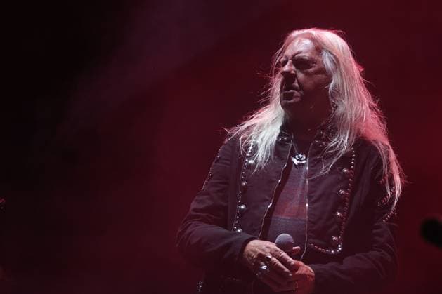 SÃO PAULO, SP - 03.05.2025: BANGERS OPEN AIR 2025 - The English band Saxon performs this Saturday (03) during the second day of the Bangers Open Air festival held in São Paulo at Memorial da América Latina, west of the capital, between May 2nd and 4th, 2025. x2731222x  YurixMurakami