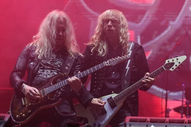 SÃO PAULO, SP - 03.05.2025: BANGERS OPEN AIR 2025 - The English band Saxon performs this Saturday (03) during the second day of the Bangers Open Air festival held in São Paulo at Memorial da América Latina, west of the capital, between May 2nd and 4th, 2025. x2731225x  YurixMurakami