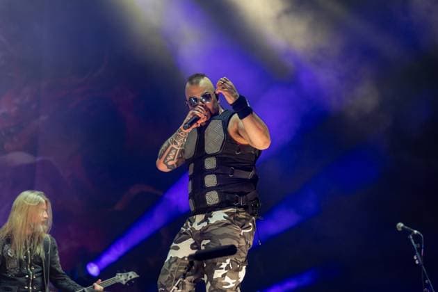 SÃO PAULO, SP - 03.05.2025: BANGERS OPEN AIR 2025 - Swedish power metal band Sabaton performs this Saturday (03) during the second day of the Bangers Open Air festival held in São Paulo at Memorial da América Latina, west of the capital, between May 2nd and 4th, 2025. x2731716x  EmersonxSantos