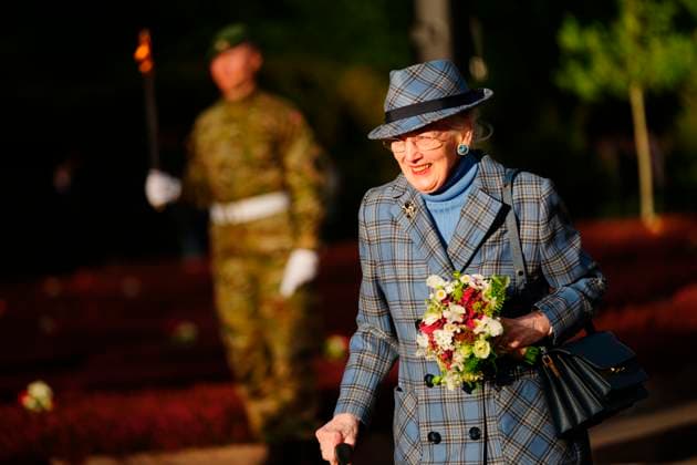 Denmark Liberation Denmarks Queen Margrethe arrives at the commemoration of the 80th anniversary of Denmarks liberation at a memorial service in Mindelunden in Ryvangen, Copenhagen, Sunday May 4, 2025. , Copenhagen Denmark *** Denmark Liberation Denmarks Queen Margrethe arrives at the commemoration of the 80th anniversary of Denmarks liberation at a memorial service in Mindelunden in Ryvangen, Copenhagen, Sunday May 4, 2025 , Copenhagen Denmark  Copyright: IdaxMariexOdgaardx spdk20250504-192439-L