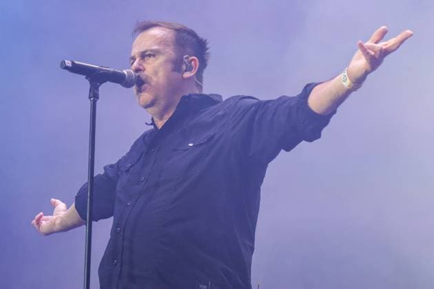 SÃO PAULO, SP - 04.05.2025: BANGERS OPEN AIR 2025 - The German band Blind Guardian performs this Sunday (04) during the second day of the Bangers Open Air festival held in São Paulo at Memorial da América Latina, west of the capital, between May 2nd and 4th, 2025. x2732286x  YurixMurakami