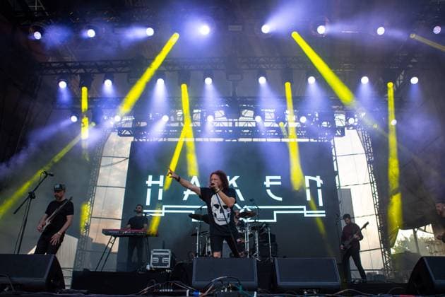 SÃO PAULO, SP - 04.05.2025: BANGERS OPEN AIR 2025 - The English progressive power metal band Haken performs this Sunday (04) during the third and final day of the Bangers Open Air festival held in São Paulo at Memorial da América Latina, west of the capital, between May 2nd and 4th, 2025. x2732311x  EmersonxSantos