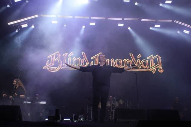 RECORD DATE NOT STATED Blind guardian toca no bangers open air Sao paulo (sp), 04 05 2025 - bangers open air festival sp - blind guardian performance during the last day of bangers open air, the biggest metal festival in brazil, held this sunday (04), at the memorial of latin america, in the west zone of the city of sao paulo. (Foto: Fabricio Bomjardim Thenews2 imago images) Blind guardian toca no bangers open air  Copyright: xFabricioxBomjardimx