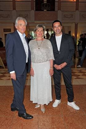 Europa Park EAGLES Golf Cup Bülent Ceylan, Jürgen and Mauritia Mack on the occasion of the Europa Park EAGLES Golf Cup on 05 05 2025 at Europapark Rust 20250505MWI040599