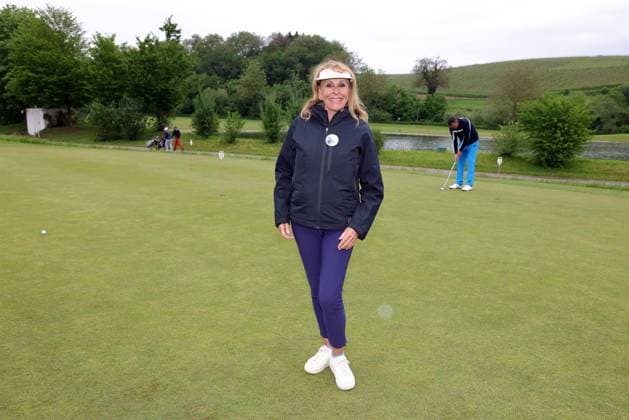 Europa Park Eagles Charity Golfcup 2025 Ireen Sheer on the golf course Europa Park Eagles Charity Golfcup 2025 on 05 05 2025 on the 18 hole course of the Europa Park Golfclub Breisgau e V Baden Württemberg, Germany