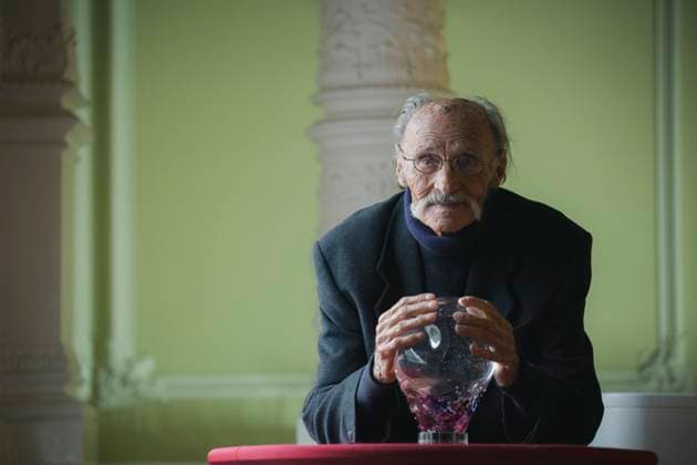 Anifilm 2025 International Festival of Animated Films sterted with opening ceremony at the Saldov Theatre, Liberec, on Tuesday, May 6, 2025. The award for lifetime contribution to animated film was received by animator, painter, graphic designer and typographer Vratislav Hlavaty. (CTKxPhoto RadekxPetrasek) CTKPhotoP2025050608878  CTKPhotoP2025050608878