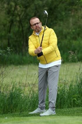Europa Park Eagles Charity Golfcup 2025 Ross Antony playing golf Europa Park Eagles Charity Golfcup 2025 on 05 05 2025 on the 18 hole course of the Europa Park Golfclub Breisgau e V Baden Württemberg, Germany