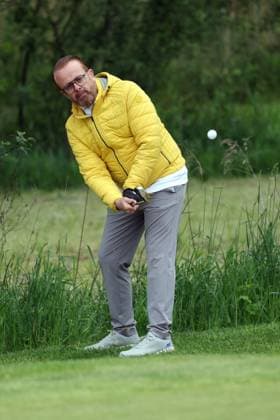 Europa Park Eagles Charity Golfcup 2025 Ross Antony playing golf Europa Park Eagles Charity Golfcup 2025 on 05 05 2025 on the 18 hole course of the Europa Park Golfclub Breisgau e V Baden Württemberg, Germany