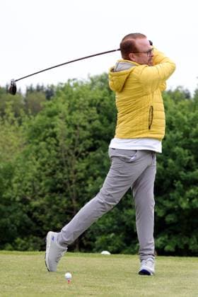 Europa Park Eagles Charity Golfcup 2025 Ross Antony playing golf Europa Park Eagles Charity Golfcup 2025 on 05 05 2025 on the 18 hole course of the Europa Park Golfclub Breisgau e V Baden Württemberg, Germany