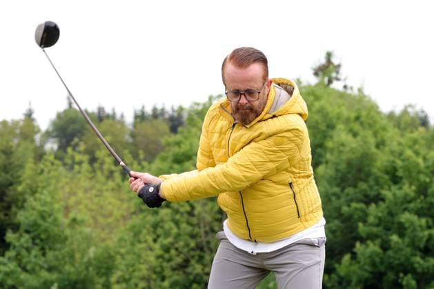 Europa Park Eagles Charity Golfcup 2025 Ross Antony playing golf Europa Park Eagles Charity Golfcup 2025 on 05 05 2025 on the 18 hole course of the Europa Park Golfclub Breisgau e V Baden Württemberg, Germany