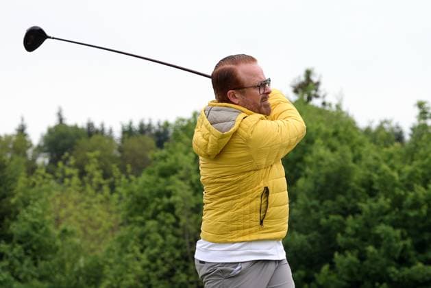 Europa Park Eagles Charity Golfcup 2025 Ross Antony playing golf Europa Park Eagles Charity Golfcup 2025 on 05 05 2025 on the 18 hole course of the Europa Park Golfclub Breisgau e V Baden Württemberg, Germany
