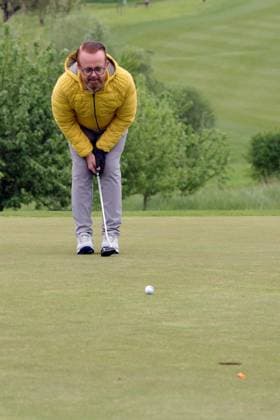 Europa Park Eagles Charity Golfcup 2025 Ross Antony putting Europa Park Eagles Charity Golfcup 2025 on 05 05 2025 on the 18 hole course of the Europa Park Golfclub Breisgau e V Baden Württemberg, Germany