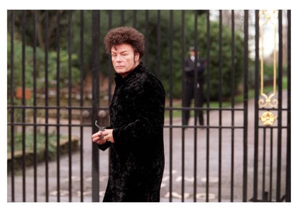 GARY GLITTER PAUL GADD PRISON RELEASE GARY GLITTER IN REGENTS PARK AT PRESS CONF AFTER LEAVING PRISON Copyright: xDAVIDxSANDISONx DMGTCHPDPICT000353791556