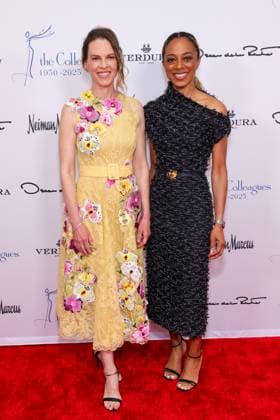 Celebrities attend The 36th Annual Colleagues Spring Luncheon and Oscar de la Renta Fashion Show Featuring: Hilary Swank, Nischelle Turner Where: Los Angeles, California, United States When: 08 May 2025 Credit: Faye s Vision Cover Images EDITORIAL USE ONLY. NOT FOR USE BY NEWSPAPERS BASED IN THE UK. Copyright: xx coverimg54728875