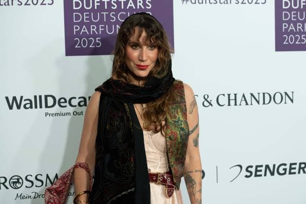 Melanie SCHMIDT, Portraet, Portrait, Portrait, Cropped single image, single motif, at the DUFTSTARS 2025 German Perfume Award Presentation of the German Perfume Award DUFTSTARS by the Fragrance Foundation on 08 05 2025, Rheinterrassen, Duesseldorf
