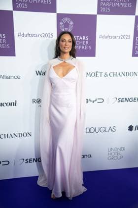 Lilly BECKER, Model, at the DUFTSTARS 2025 German Perfume Award Presentation of the German Perfume Award DUFTSTARS by the Fragrance Foundation on 08 05 2025, Rheinterrassen, Duesseldorf