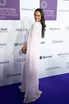 Lilly BECKER, Model, at the DUFTSTARS 2025 German Perfume Award Presentation of the German Perfume Award DUFTSTARS by the Fragrance Foundation on 08 05 2025, Rheinterrassen, Duesseldorf