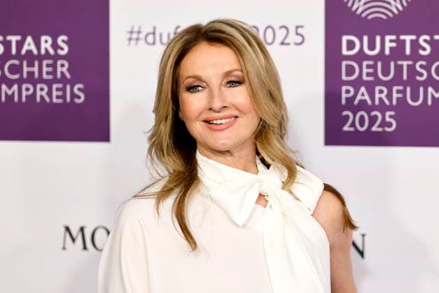 Presenter Frauke Ludowig at the DUFTSTARS 2025 German Perfume Award with presentation of the DUFTSTARS German Perfume Award by the Fragrance Foundation om the Rheinterrassen Düsseldorf, 08 05 2025 NRW Germany Copyright: xChristophxHardtx