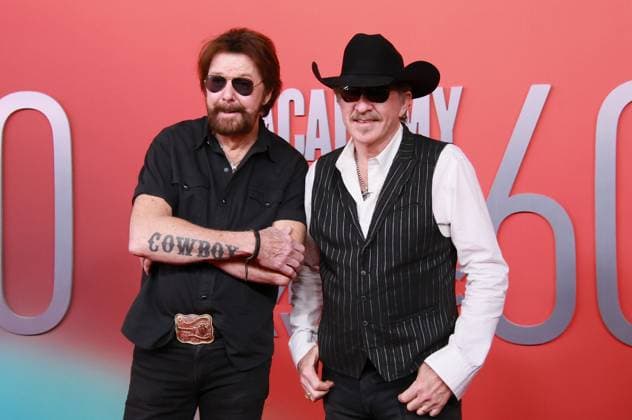 May 8, 2025, Frisco, Texas, United States: Kix Brooks and Ronnie Dunn - Brooks and Dunn attend the 60th Academy of Country Music Awards at Omni Frisco Hotel at The Star. Frisco United States - ZUMAs197 20250508_aaa_s197_232 Copyright: xCaseyxFlaniganx