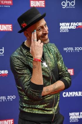 Jakob M Erwa at the Bunte New Faces Award at the Delphi Cinema in Berlin on 08 05 2025