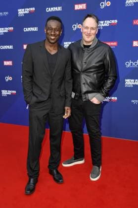 Jerry Kwarteng and Martin Stange at the Bunte New Faces Award at the Delphi Cinema in Berlin on 08 05 2025