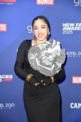 Tua El Fawwal at the Bunte New Faces Award at the Delphi Cinema in Berlin on 08 05 2025