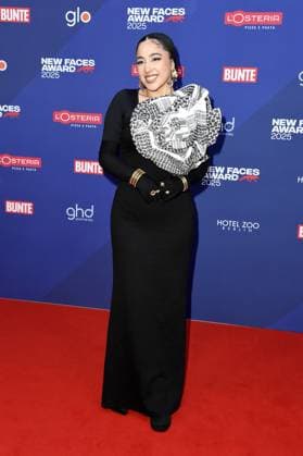 Tua El Fawwal at the Bunte New Faces Award at the Delphi Cinema in Berlin on 08 05 2025
