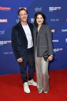 Patrick Kalupa and Leonie Parusel at the Bunte New Faces Award at the Delphi Cinema in Berlin on 08 05 2025