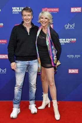 Guido Broscheit and Barbara Klein at the Bunte New Faces Award at the Delphi Cinema in Berlin on 08 05 2025