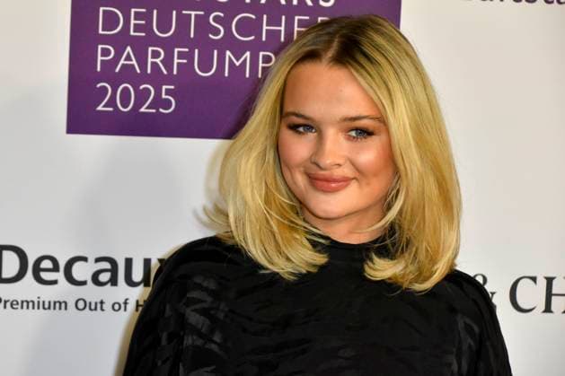 Nele Ludowig Model as a guest on the blue carpet at the Fragrance Foundations Duftstars 2025 German Perfume Award ceremony at the Rheinterrassen on 08 05 2025 Duesseldorf NRW Germany