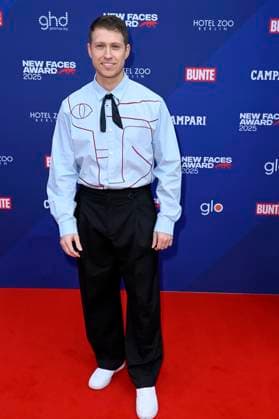 Sebastiano Schweitzer at the presentation of the Bunte New Faces Awards Film 2025 at the Delphi Filmpalast Berlin, 08 05 2025 Foto:xF.xKernx xFuturexImagex faces_5519