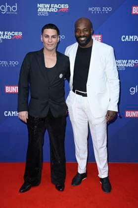 Aristo Luis with guest at the presentation of the Bunte New Faces Awards Film 2025 at the Delphi Filmpalast Berlin, 08 05 2025 Foto:xF.xKernx xFuturexImagex faces_5654