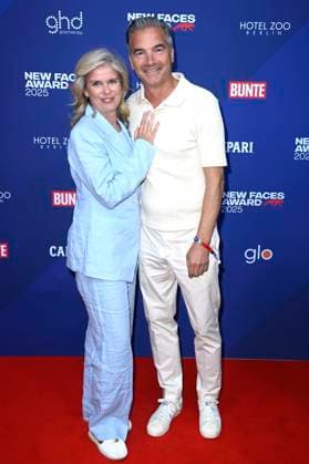 Manuela Kampp Wirtz with husband Frank Kampp at the presentation of the Bunte New Faces Awards Film 2025 at the Delphi Filmpalast Berlin, 08 05 2025 Foto:xF.xKernx xFuturexImagex faces_5655