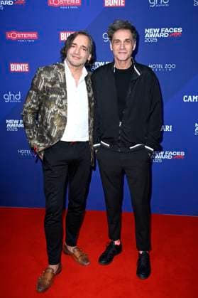 Branko Buchberger and Rainer Meifert at the presentation of the Bunte New Faces Awards Film 2025 at the Delphi Filmpalast Berlin, 08 05 2025 Foto:xF.xKernx xFuturexImagex faces_5754