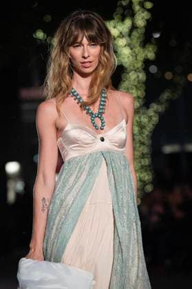 May 8, 2025: A model walks the runway during Austin Fashion Week at Thursdays runway show, Incubate presented by ACC Fashion Incubator at The Domain in Austin, Texas. CSM Austin United States of America - ZUMAc04_ 1061836733st Copyright: xMarioxCantux