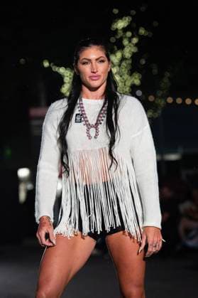 May 8, 2025: A model walks the runway during Austin Fashion Week at Thursdays runway show, Incubate presented by ACC Fashion Incubator at The Domain in Austin, Texas. CSM Austin United States of America - ZUMAc04_ 1061836921st Copyright: xMarioxCantux