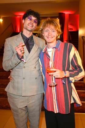 Filip Schnack with guest at the presentation of the Bunte New Faces Awards Film 2025 at the Delphi Filmpalast Berlin, 08 05 2025 Foto:xF.xKernx xFuturexImagex faces_5800