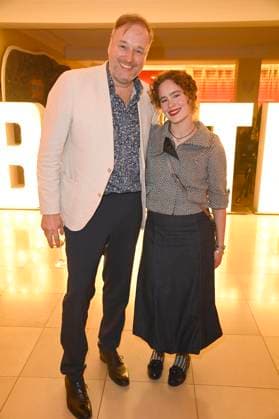 Stephan Grossmann and Maria Rogozina at the presentation of the Bunte New Faces Awards Film 2025 at the Delphi Filmpalast Berlin, 08 05 2025 Foto:xF.xKernx xFuturexImagex faces_5821