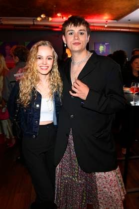 Lilly Joan Gutzeit with guest at the presentation of the Bunte New Faces Awards Film 2025 at the Delphi Filmpalast Berlin, 08 05 2025 Foto:xF.xKernx xFuturexImagex faces_5834