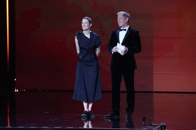 Florian Gallenberger and Vicky Krebs at the GERMAN FILM AWARD 2025 ceremony in Berlin Copyright: xEventpressxFuhrx