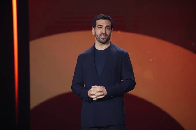 Elyas M˜Barek laudator for BEST FEMALE NEBENROLLE at the GERMAN FILM AWARD 2025 ceremony in Berlin Copyright: xEventpressxFuhrx