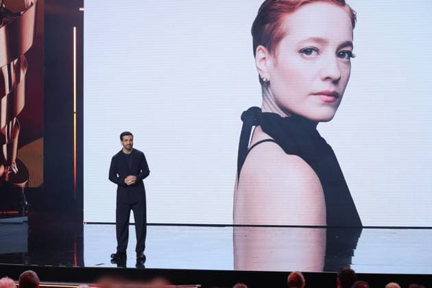 Elyas M˜Barek laudator for BEST FEMALE NEBENROLLE at the GERMAN FILM AWARD 2025 ceremony in Berlin Copyright: xEventpressxFuhrx