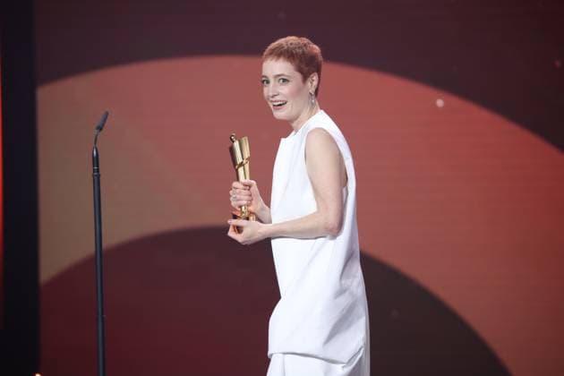 Leonie Benesch Â- SEPTEMBER 5 BEST FEMALE NEBENROLLE at the GERMAN FILM AWARD 2025 ceremony in Berlin Copyright: xEventpressxFuhrx