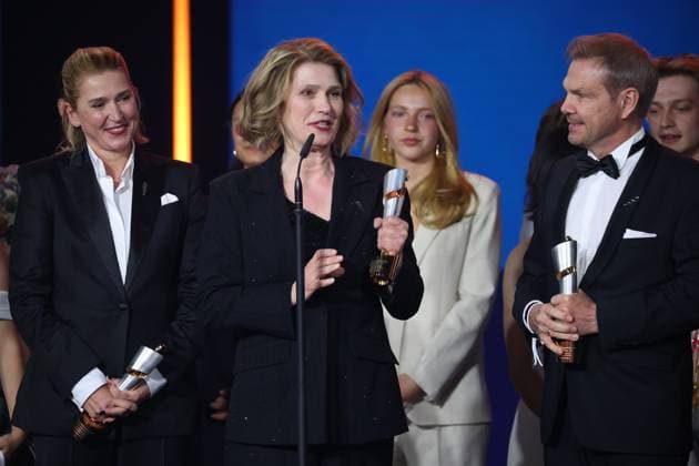 MOST WATCHED FILM with laudator Marleen Lohse at the GERMAN FILM AWARD 2025 ceremony in Berlin Copyright: xEventpressxFuhrx