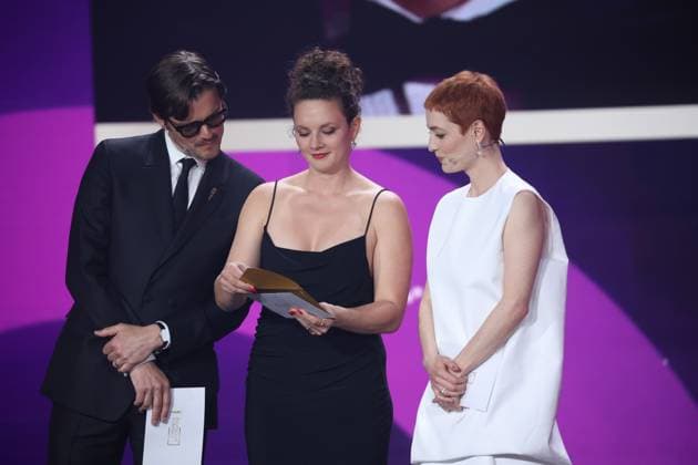 Sam Riley, Chiara Fleischhacker, L Benesch Laudator in BEST CAMERA PICTURE DESIGN at the GERMAN FILM AWARD 2025 ceremony in Berlin Copyright: xEventpressxFuhrx
