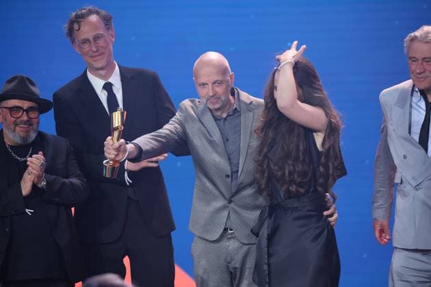 AKIKO, THE FLYING MONKEY BEST CHILDRENS FILM at the GERMAN FILM AWARD 2025 ceremony in Berlin Copyright: xEventpressxFuhrx