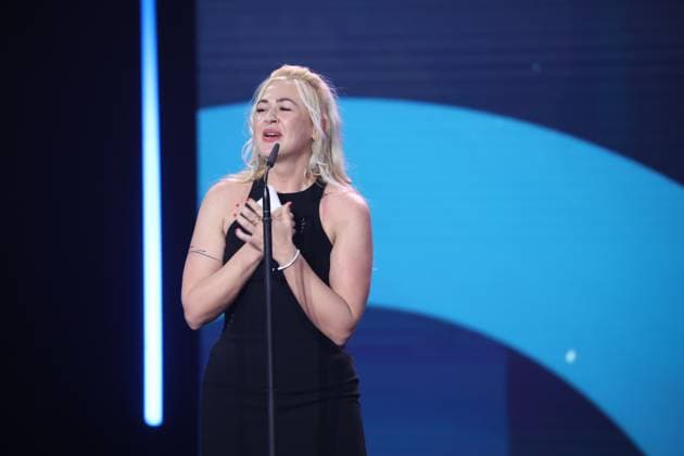 Dascha Dauenhauer Â- ICELANDS BEST FILM MUSIC at the GERMAN FILM AWARD 2025 ceremony in Berlin Copyright: xEventpressxFuhrx