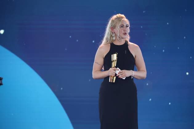 Dascha Dauenhauer Â- ICELANDS BEST FILM MUSIC at the GERMAN FILM AWARD 2025 ceremony in Berlin Copyright: xEventpressxFuhrx